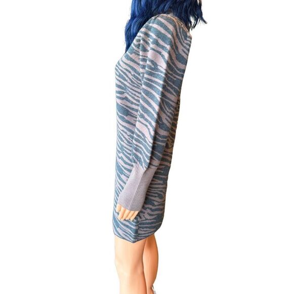 NWT Heartloom Brown Black Lari Animal Print Sweater Dress - Picture 5 of 7